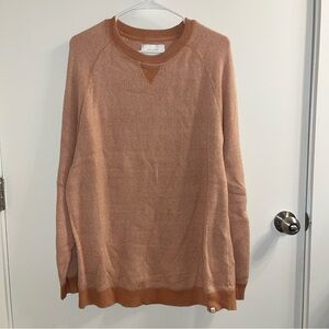 Lucky Brand Orange Crew Neck